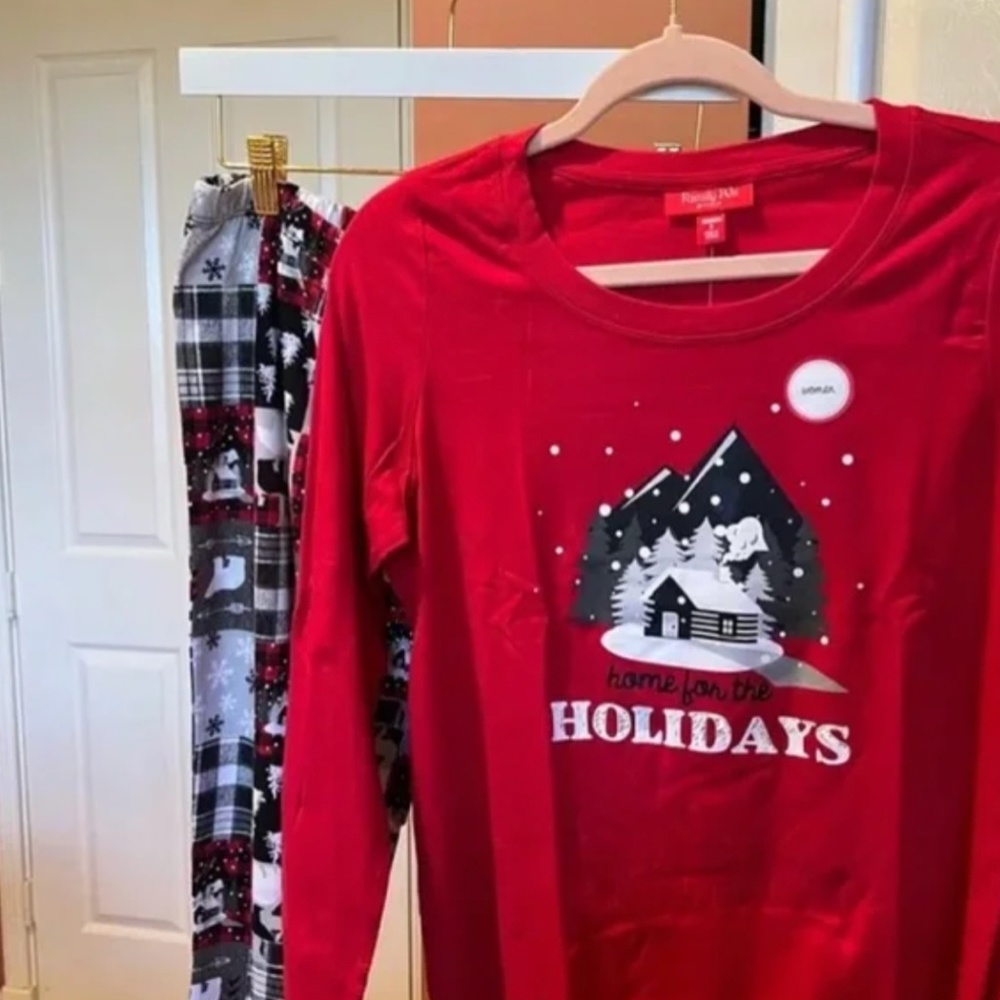 Macy's Family Pajamas Cabin Patchwork Pajama Set small holiday Christmas